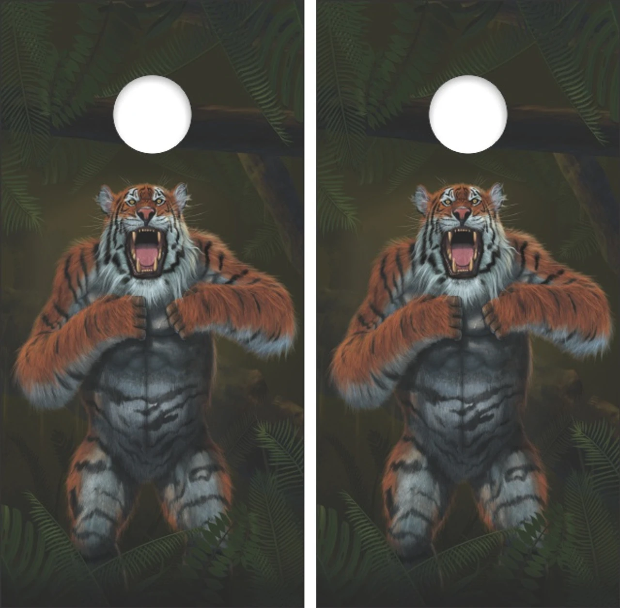 Tigerilla Cornhole Wraps - Set Of 2 1 Tigerilla Cornhole Wraps - Set Of 2