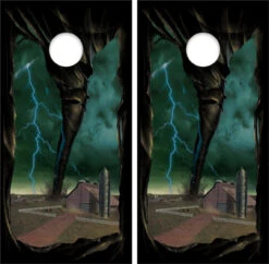 Tornado Breakthrough Cornhole Wraps - Set Of 2