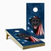 Patriotic USA Puppy Cornhole Set With Bags