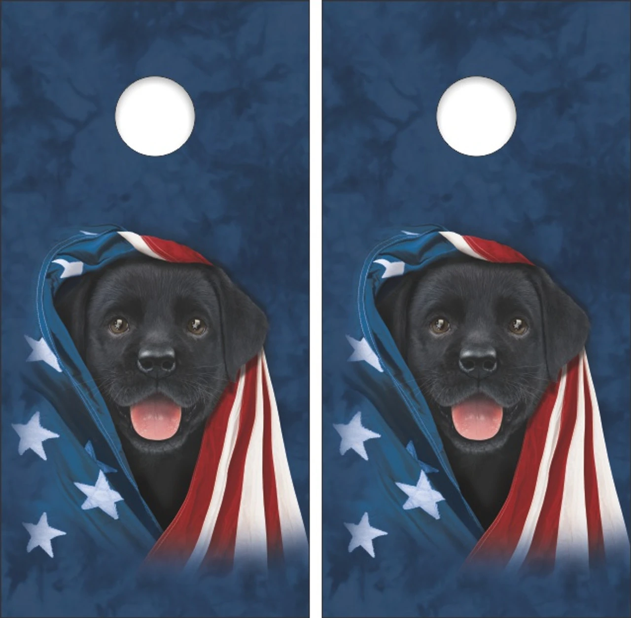 Patriotic USA Puppy Cornhole Set With Bags 2 Patriotic USA Puppy Cornhole Set With Bags - Image 2