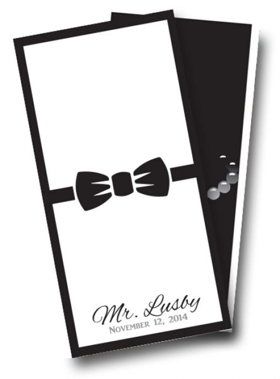 Wedding Tie & Necklace Cornhole Wraps - Set Of 2 1 Wedding Tie & Necklace Cornhole Wraps - Set Of 2