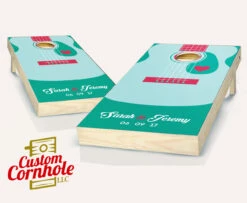 Wedding Guitar Cornhole Set With Bags
