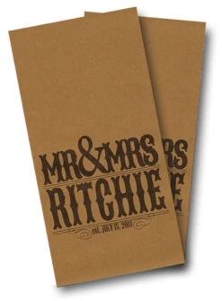 Wedding Mr And Mrs Cornhole Wraps - Set Of 2