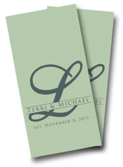 Wedding Letter Cornhole Wraps - Set Of 2