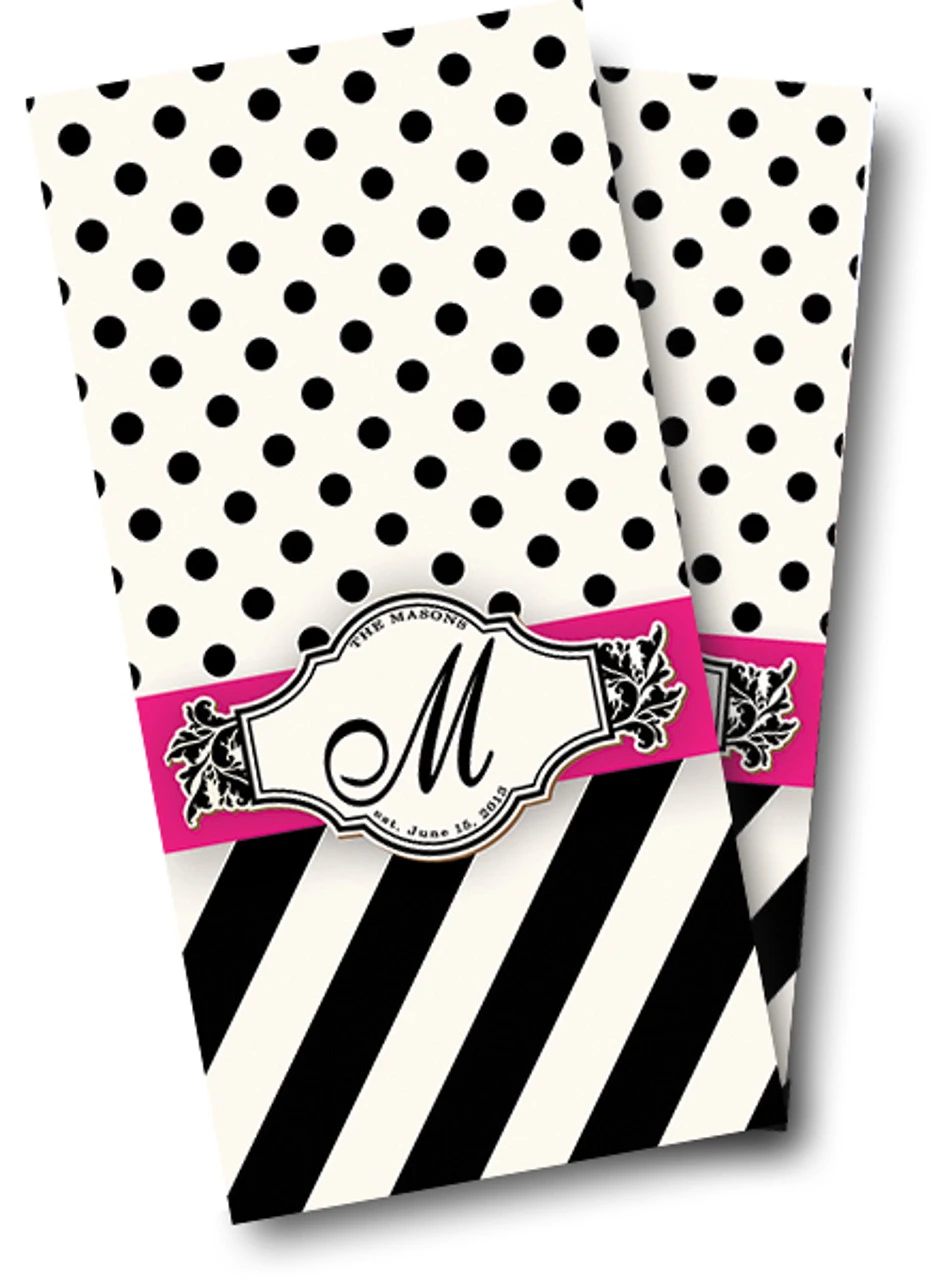 Wedding Black Ribbon Cornhole Wraps - Set Of 2 1 Wedding Black Ribbon Cornhole Wraps - Set Of 2