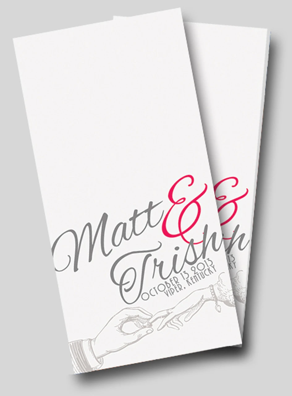 Wedding Hands Cornhole Wraps - Set Of 2 1 Wedding Hands Cornhole Wraps - Set Of 2