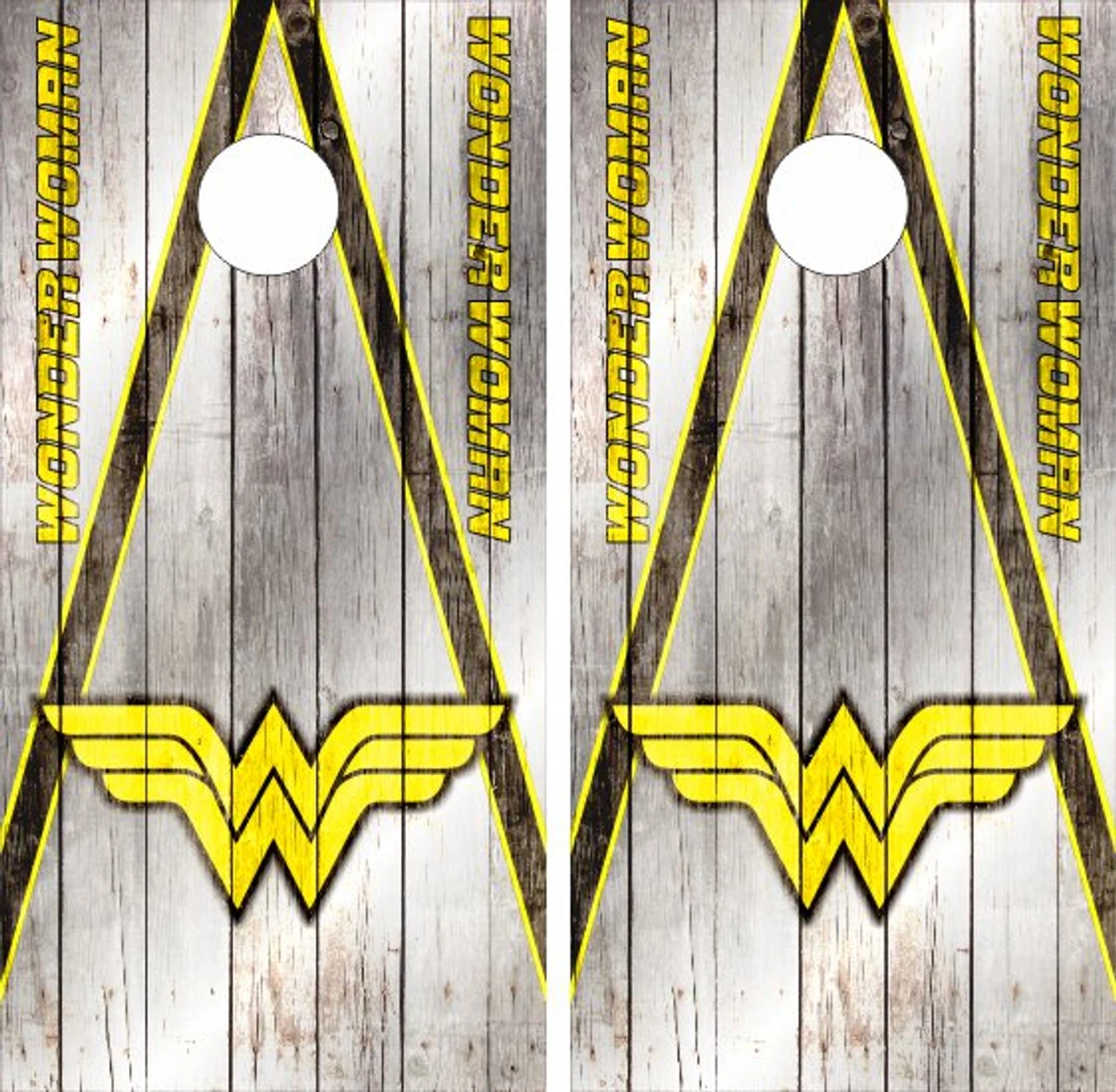 Wonder Woman Version 4 Cornhole Wraps - Set Of 2 1 Wonder Woman Version 4 Cornhole Wraps - Set Of 2