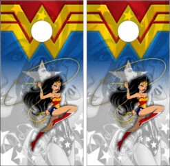 Wonder Woman Version 7 Cornhole Wraps - Set Of 2