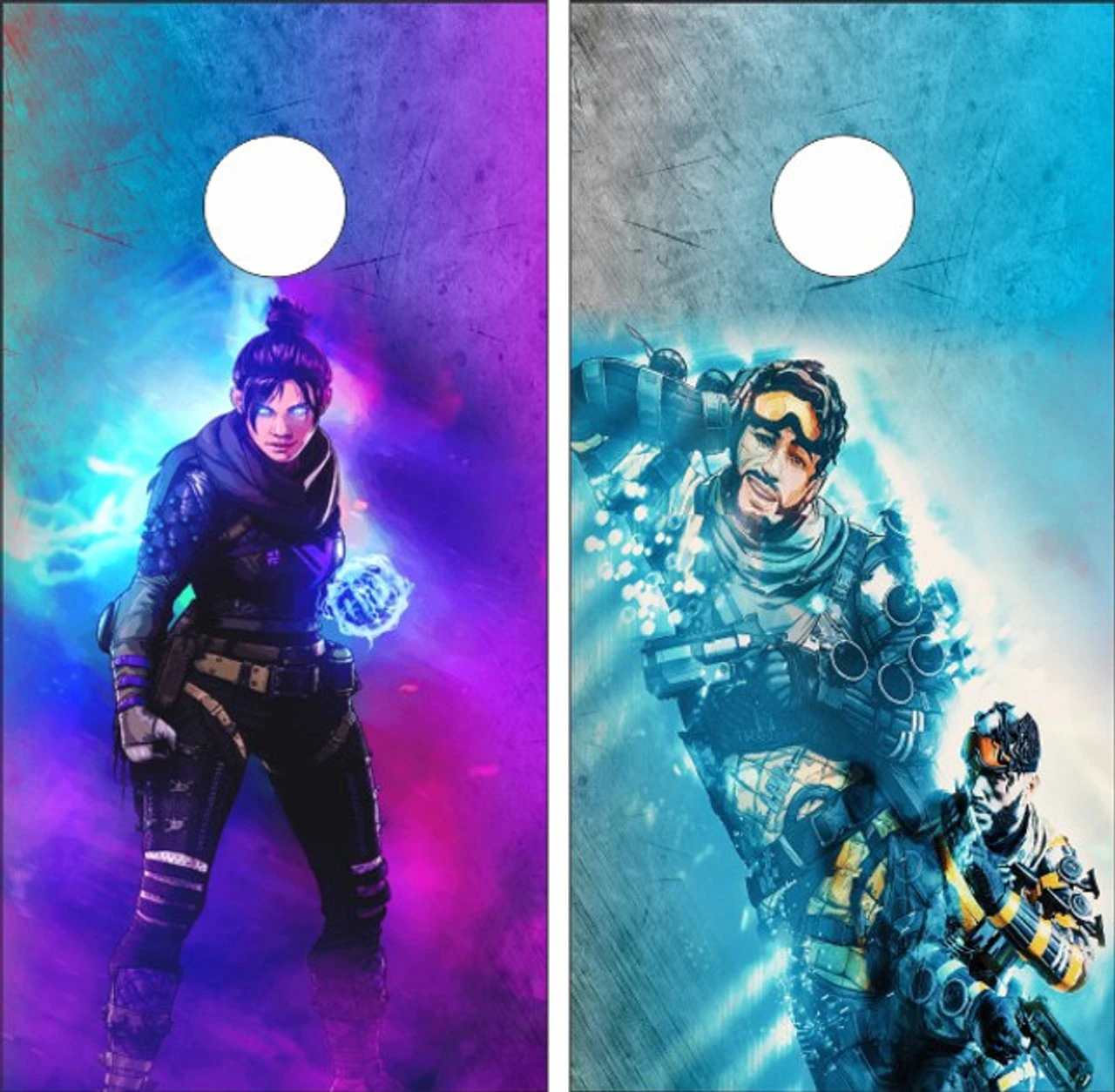 Wraith Apex Legends Cornhole Set With Bags 2 Wraith Apex Legends Cornhole Set With Bags - Image 2