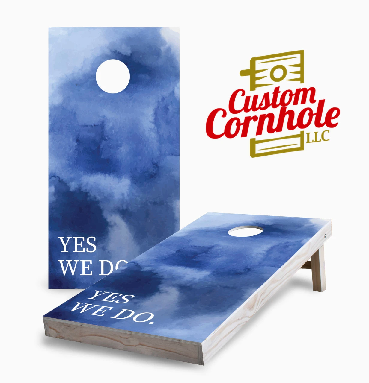 Yes We Do Wedding Cornhole Set With Bags 1 Yes We Do Wedding Cornhole Set With Bags