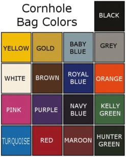 Bride And Groom Set With Bags 9 Bride And Groom Set With Bags -Custom Cornhole bag colors 51599.1367952186