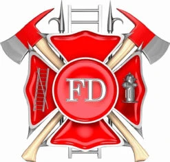 Fireman Cornhole Decal