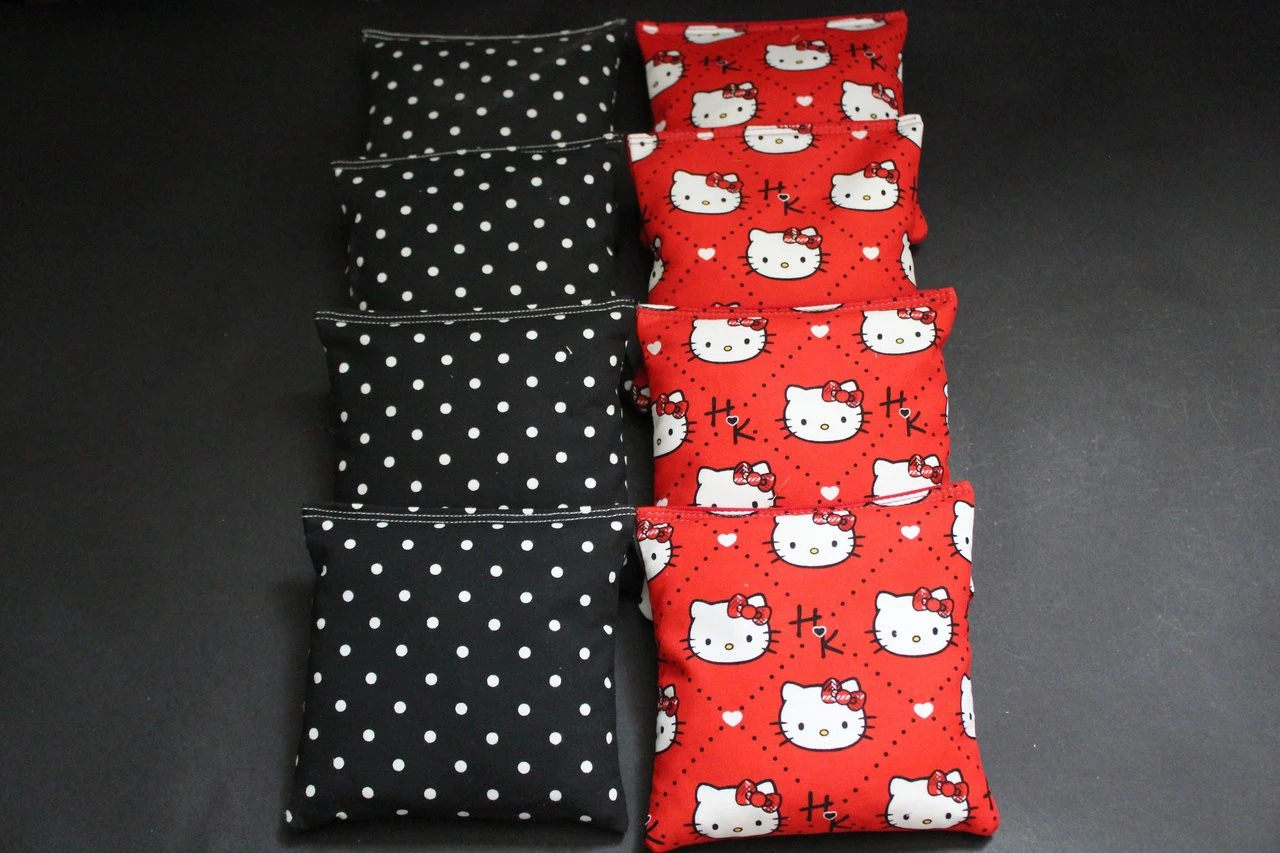 Hello Kitty (Version 2) Cornhole Bags - Set Of 8 1 Hello Kitty (Version 2) Cornhole Bags - Set Of 8