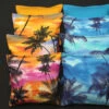 Tropical Paradise Island Cornhole Bags - Set Of 8