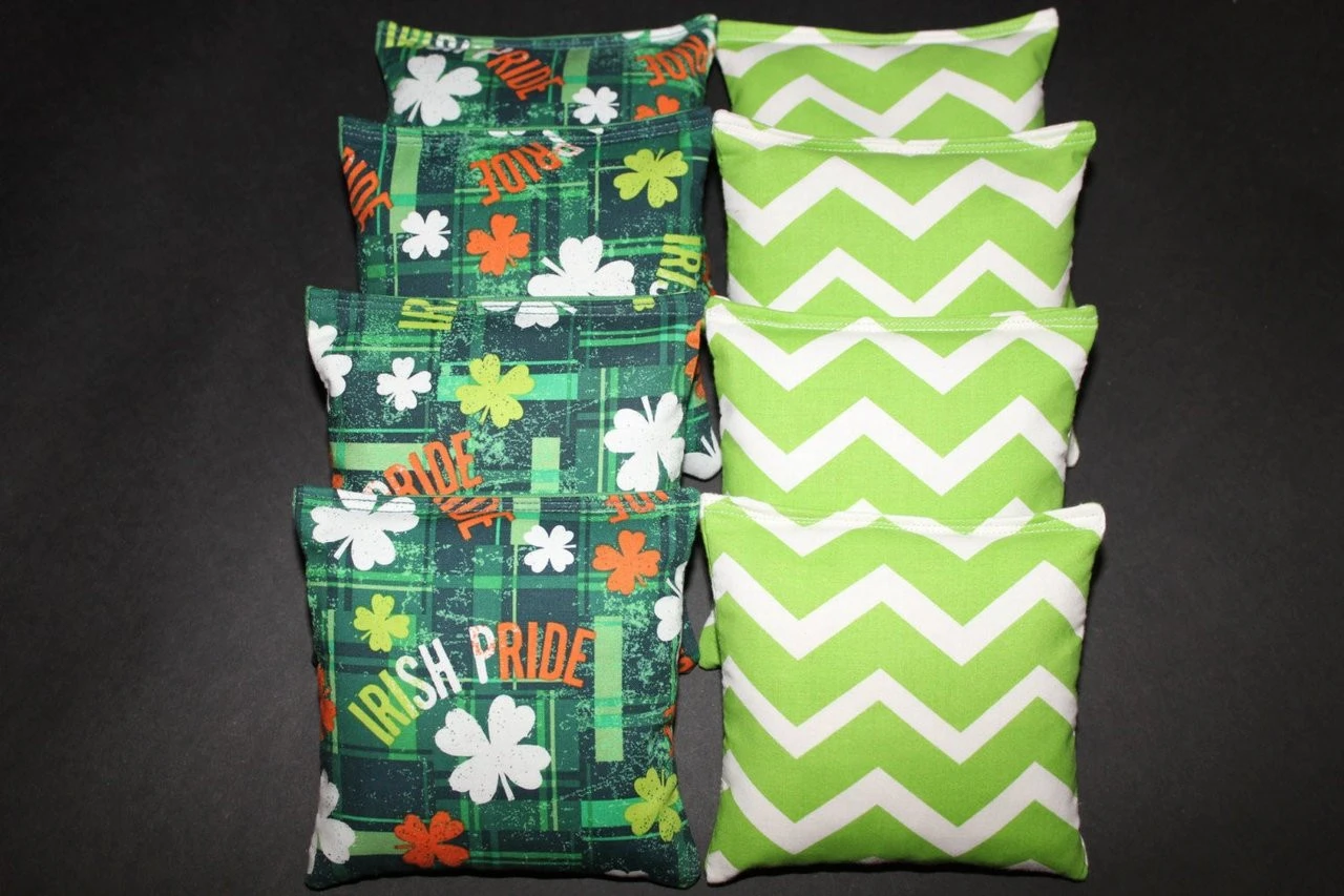 Irish Pride Cornhole Bags - Set Of 8 1 Irish Pride Cornhole Bags - Set Of 8