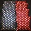 Blue And Red Stars Cornhole Bags - Set Of 8