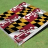 Waving Maryland Flag Cornhole Set With Bags