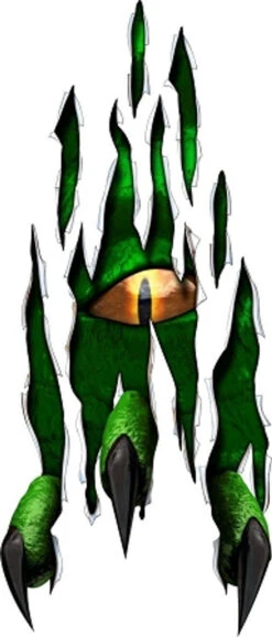 Monster Cornhole Decal