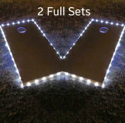 Cornhole Border Lights 12 Cornhole Border Lights -Custom Cornhole pro white 27873.1470966380