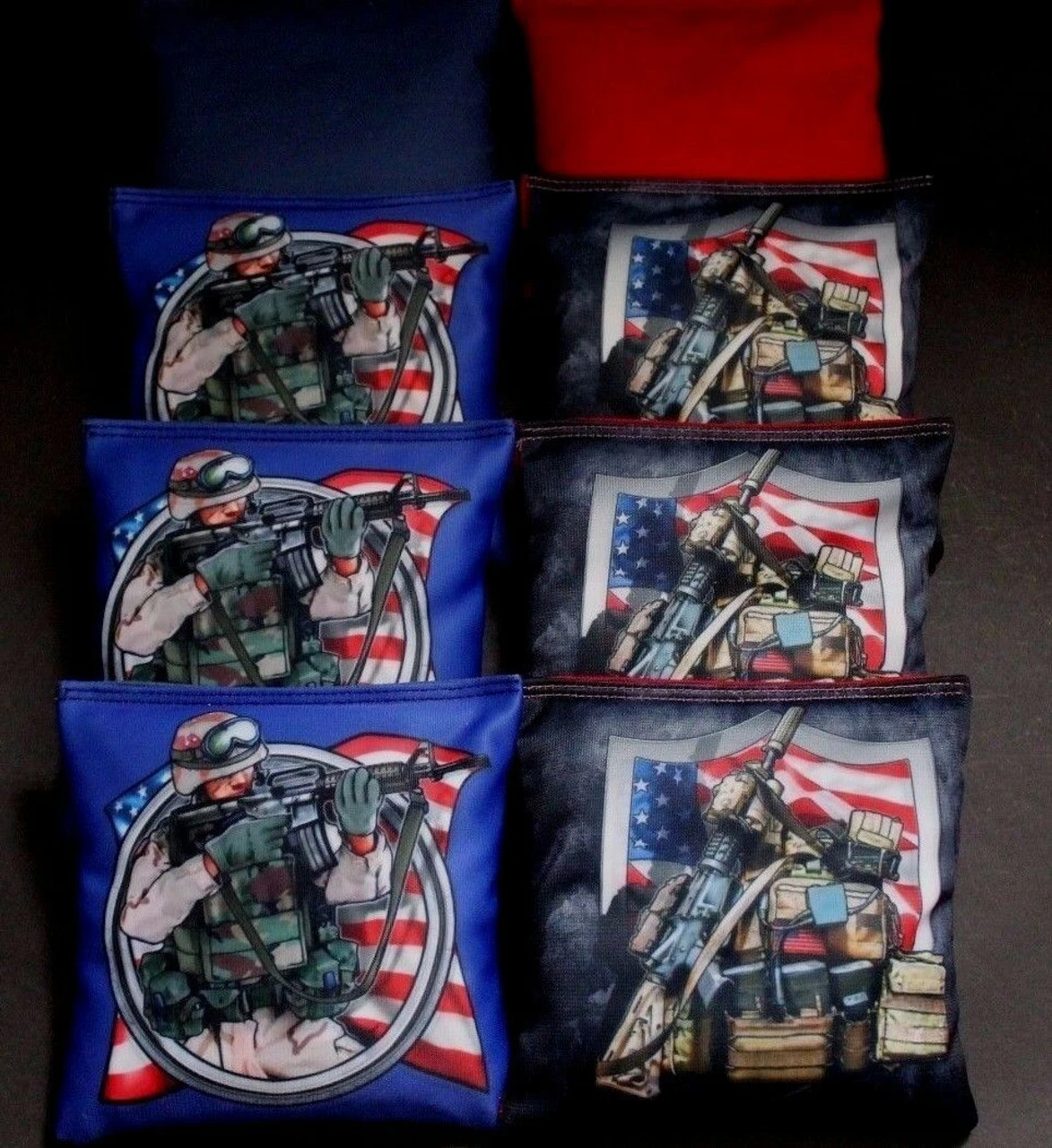 Armed Forces Military Marine Soldier Cornhole Bags - Set Of 8 2 Armed Forces Military Marine Soldier Cornhole Bags - Set Of 8 - Image 2
