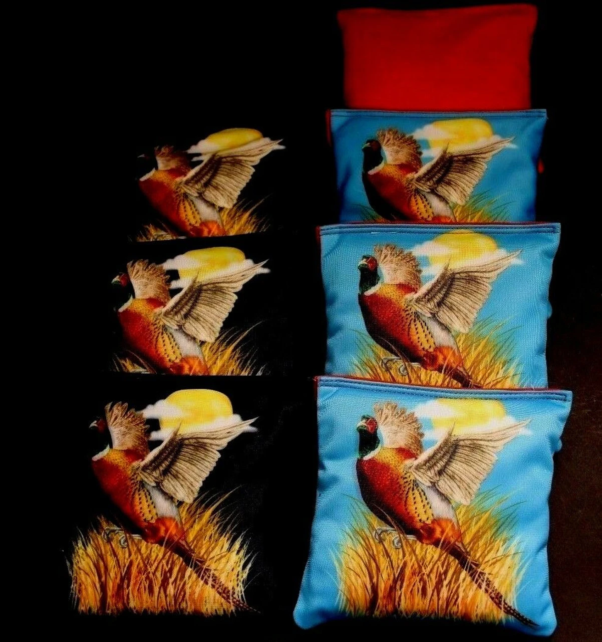 Pheasant Cornhole Bags - Set Of 8 2 Pheasant Cornhole Bags - Set Of 8 - Image 2
