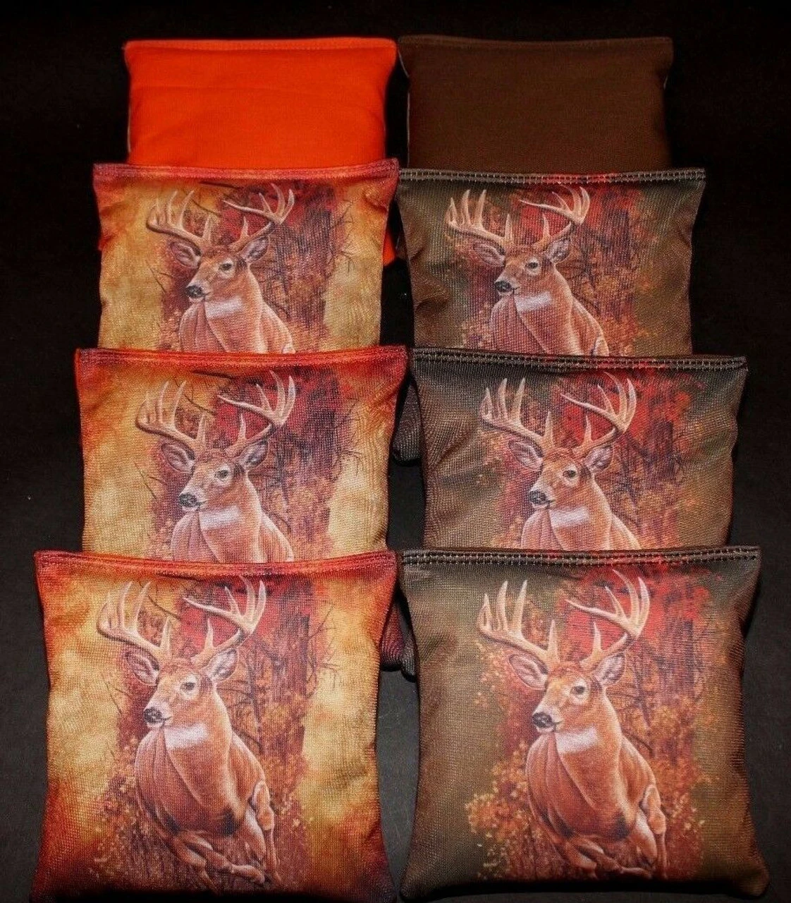 Deer Hunting Version 2 Cornhole Bags - Set Of 8 1 Deer Hunting Version 2 Cornhole Bags - Set Of 8