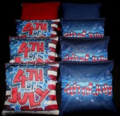 4th Of July Cornhole Bags - Set Of 8