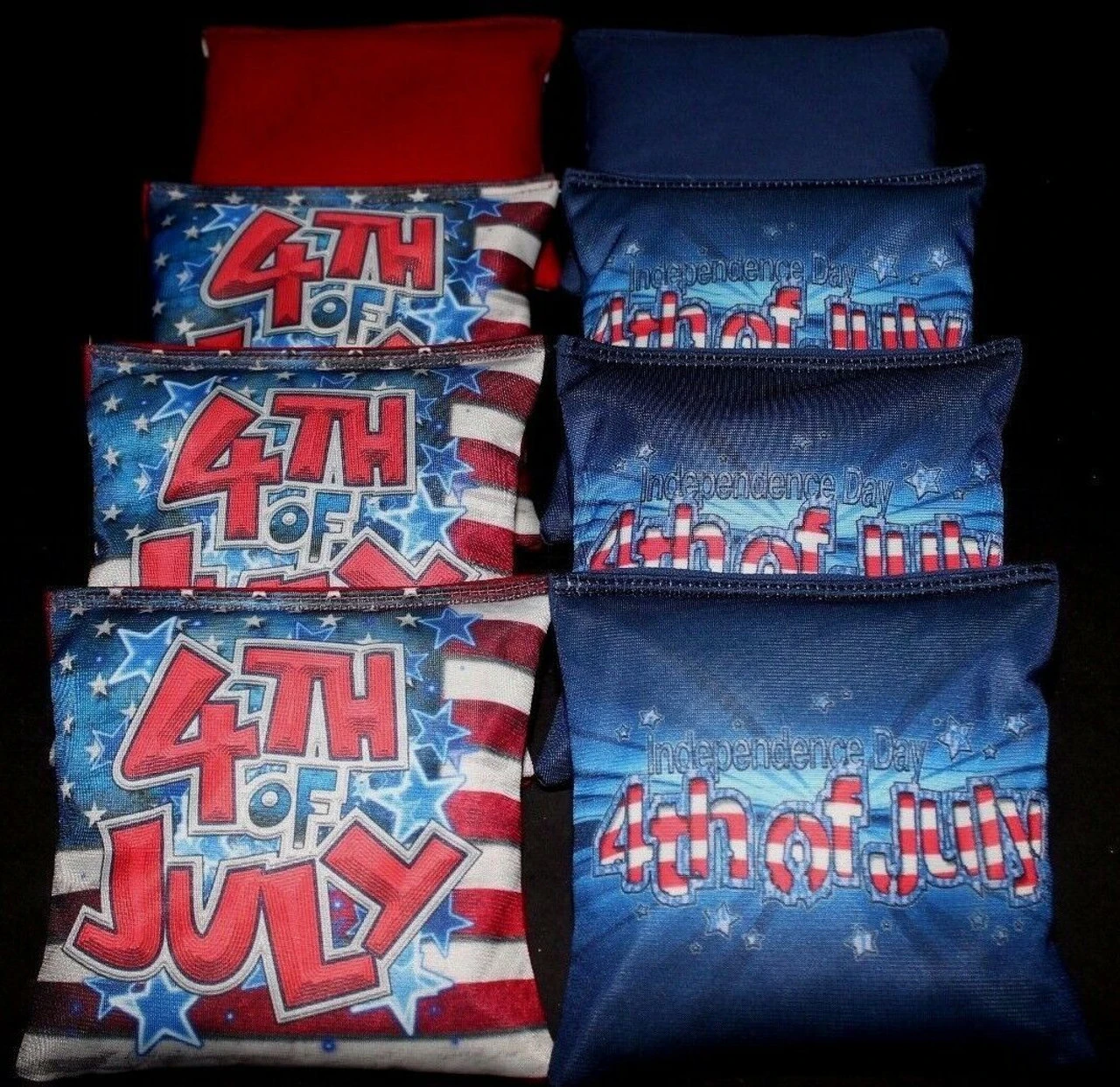 4th Of July Cornhole Bags - Set Of 8 1 4th Of July Cornhole Bags - Set Of 8