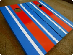 Striped Cornhole Set With Bags -Custom Cornhole striped l 15659.1579117853