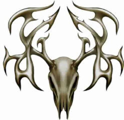 Tribal Buck Cornhole Decal